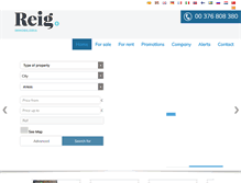 Tablet Screenshot of immoreig.com